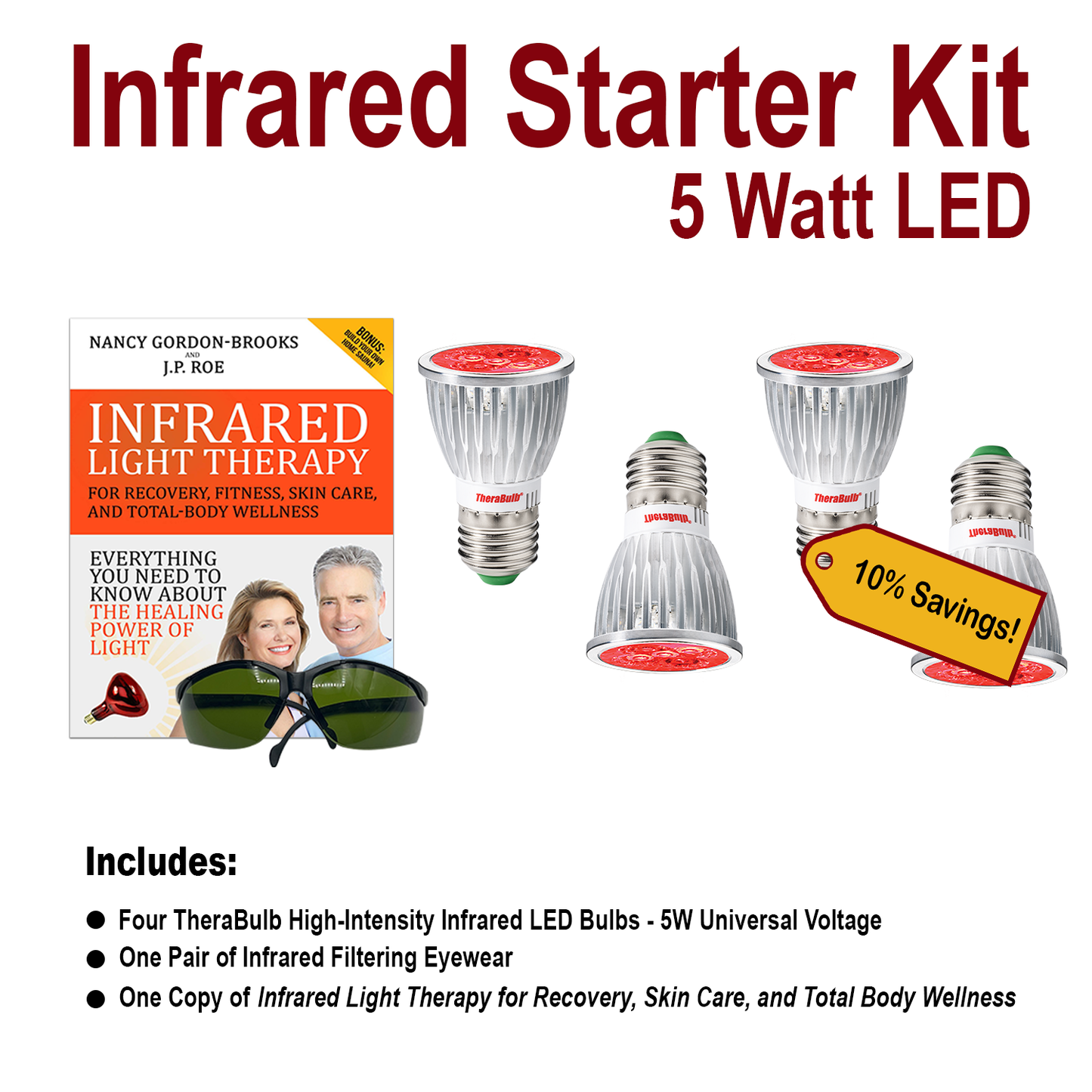 TheraBulb 5W LED Infrared Starter Kit