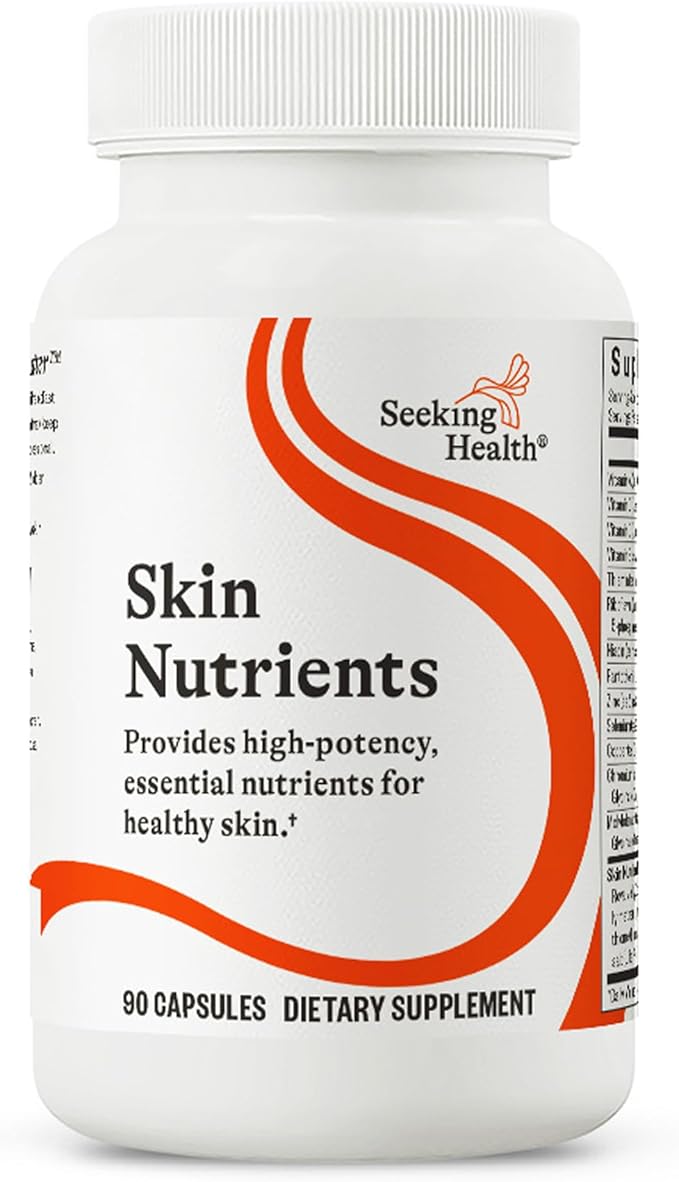 Recherche de nutriments pour une peau saine, avec vitamines A et E, soutien antioxydant, gelée royale, soutien multivitaminé pour une peau saine (90 gélules)*