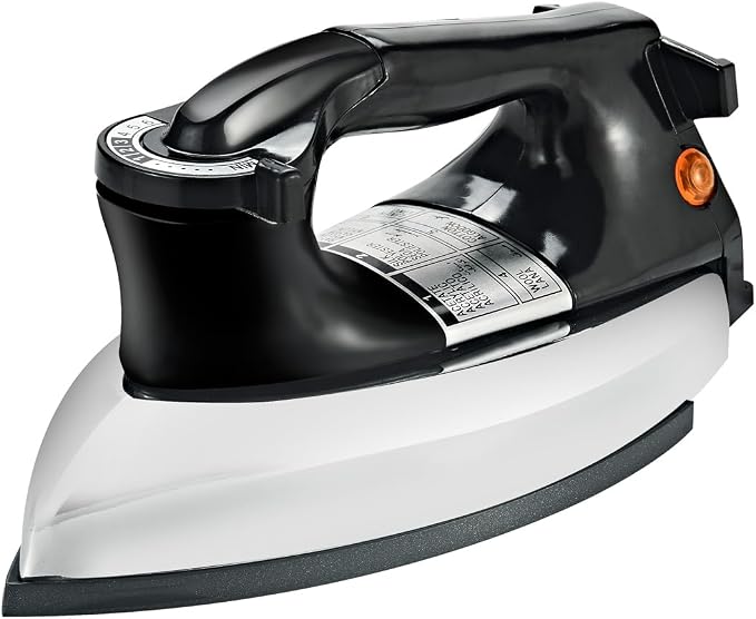 Dry Iron No Steam Lightweight 9ft Cord Non-Stick (Lightweight（1.4kg）)