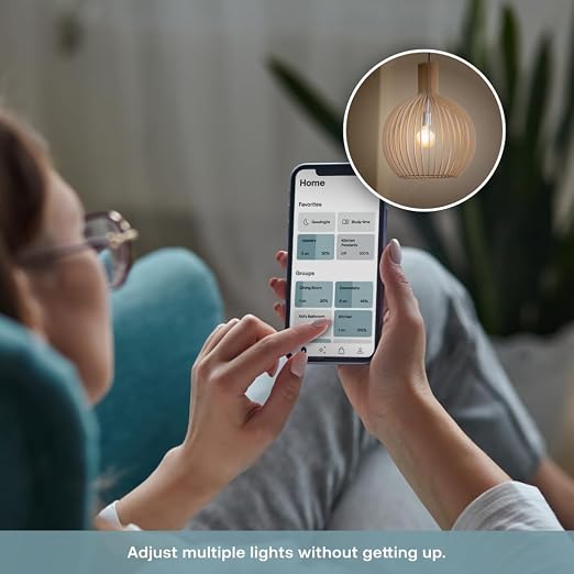Remote Smart Dimmer by Deako, 3-Way, 4-Way, Multi-Way, Rocker-Style Dimming, 2.4 GHz Wi-Fi, Remote App, Voice Control w/Alexa, Google Home, Neutral Wire and Master Smart Dimmer Required, White
