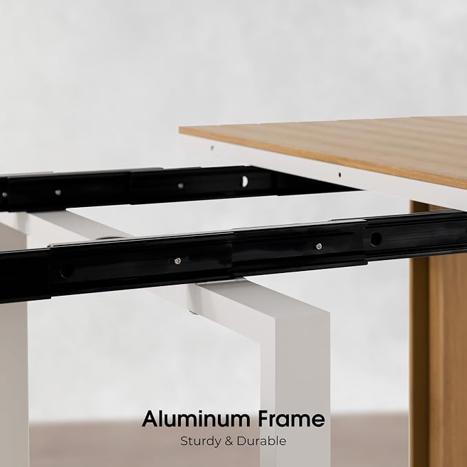 Transformer Table - Extendable Outdoor Dining Set up to 12, Expandable Patio Table, Weather-Resistant Patio Furniture, Light Oak, Natural (Table + Bench + 4 Chairs)