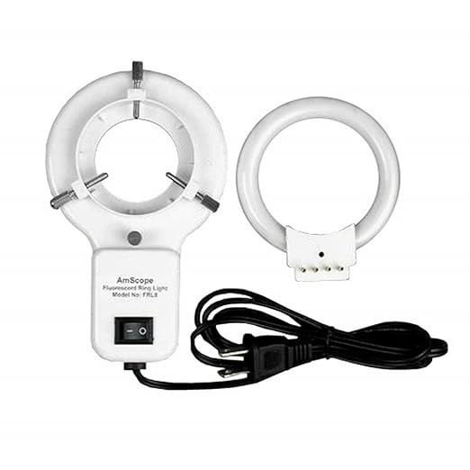 AmScope FRL8 8W Stereo Microscope Fluorescent Ring Light