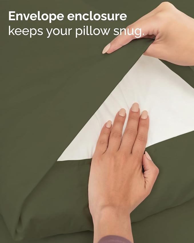 Twin 4 Piece Sheet Set - Comfy Breathable & Cooling - Ultra-Soft Hotel Luxury Bedding Set with 8-16 Inch Deep Pockets - 1 Flat & 1 Fitted Sheet & 2 Pillowcases - Wrinkle Free & Easy Care - Sage Green