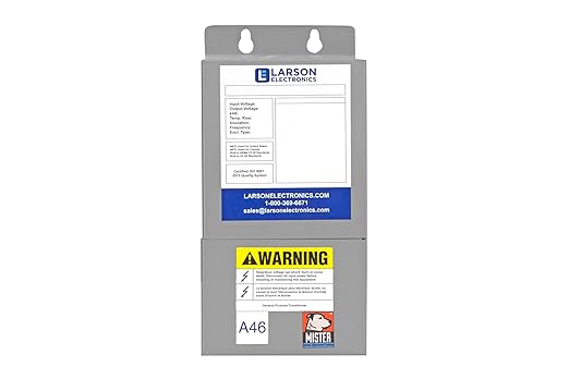 1 Phase Buck and Boost Step-Down Transformer - 240V Primary - 208V Secondary at 26.6, 35.4 or 60 Amps - 50/60Hz