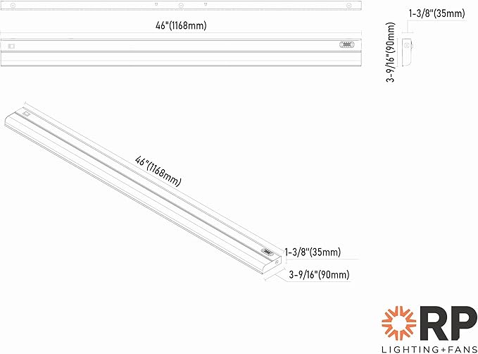 5CCT Selectable Under Cabinets 46" LED Light - White