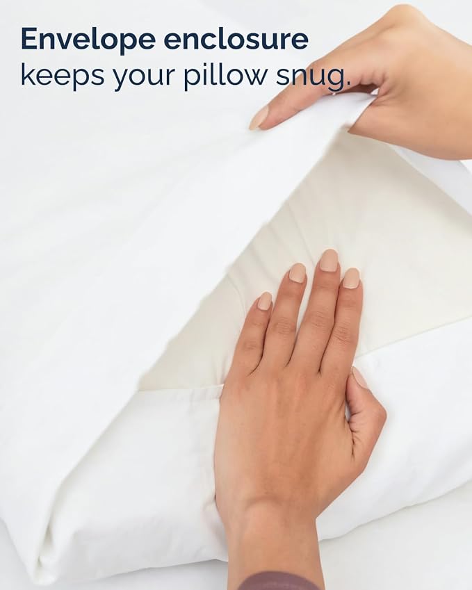 Twin XL 4 Piece Sheet Set - Comfy Breathable & Cooling - Soft Hotel Luxury Bedding Set with 8-16 Inch Deep Pockets - 1 Flat & 1 Fitted Sheet & 2 Pillowcases - Wrinkle Free & Easy Care - Antique White
