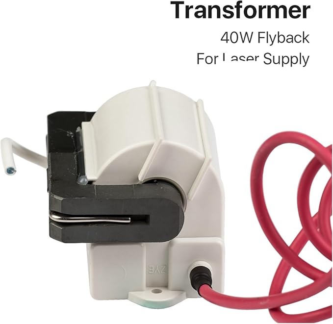40W High Voltage Flyback Transformer Model C for CO2 40W Lasering Power Supply