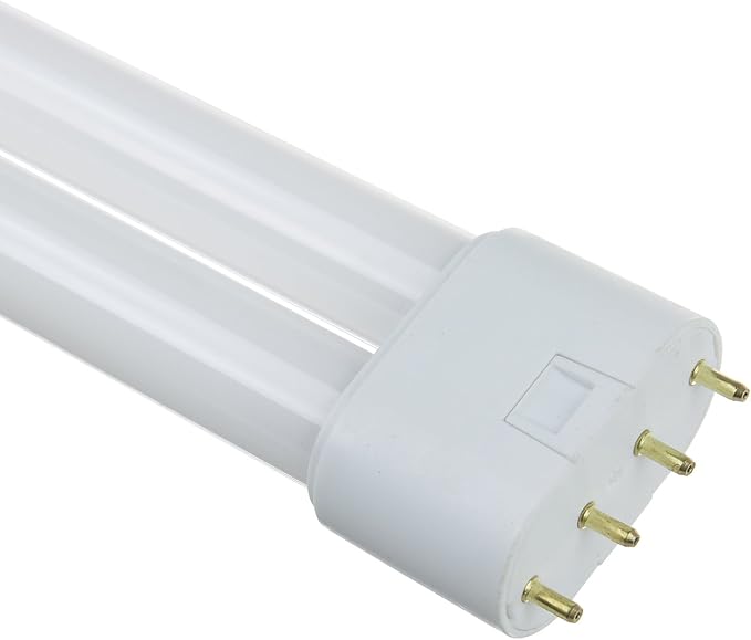 Sunlite FT24DL/835 Plug-in Twin Tube Compact Fluorescent Lamp, FT 4-Pin, 24 Watts, 1800 Lumens, 3500K Neutral White, 4-Pin (2G11) Base, 120 Volts, 1 Pack