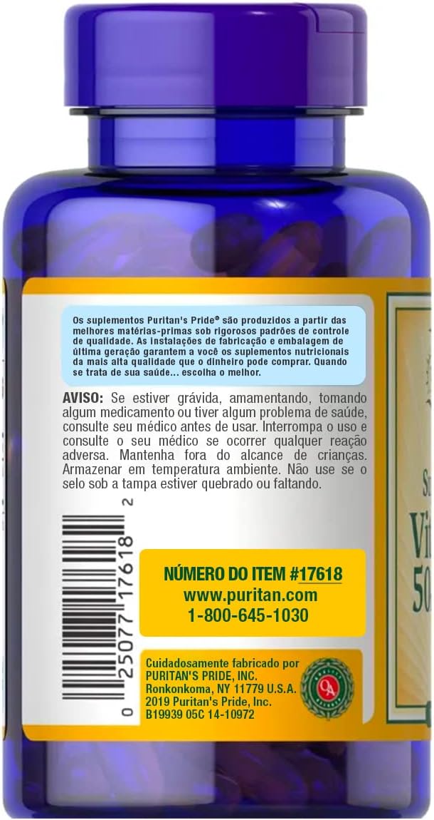 Vitamin D3 50mcg (2,000 IU) Bolsters Immune Health by Puritan's Pride for Support of Immune Health and Healthy Bones and Teeth 200 Softgels