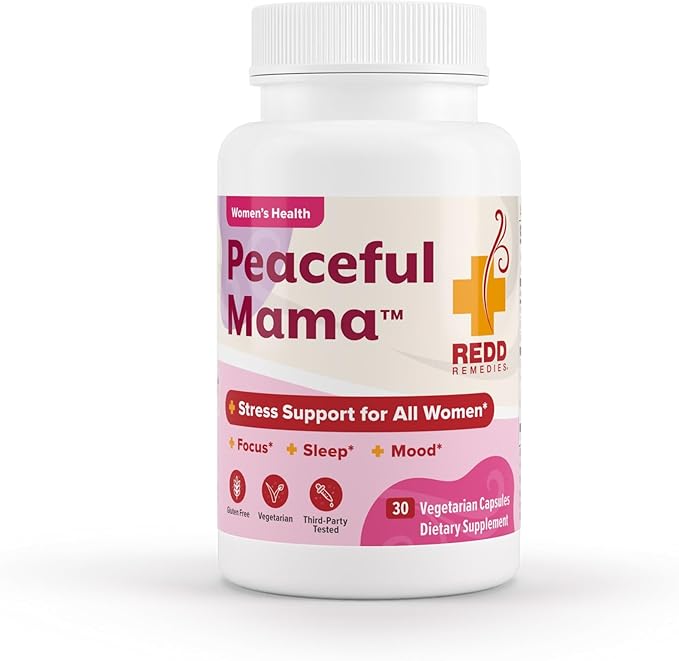 Redd Remedies, Peaceful Mama, Favorise un système digestif calme et sain, Mélisse et racine de gingembre, 30 gélules végétariennes