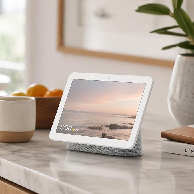 Google Nest Hub 7” Smart Display with Google Assistant (1st Gen) - Chalk (Bulk Packaging)