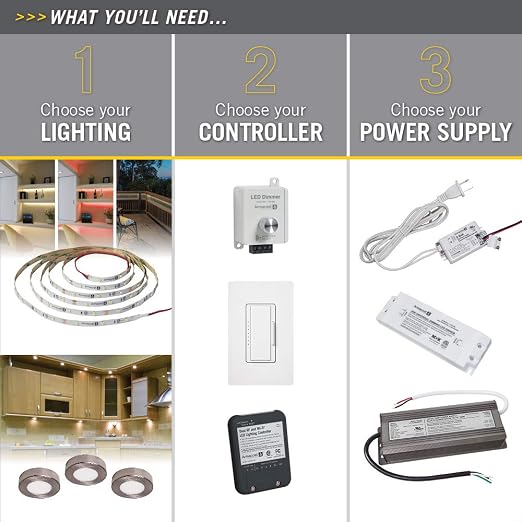 Armacost Lighting 810240 12 Volt LED Power Supply, White