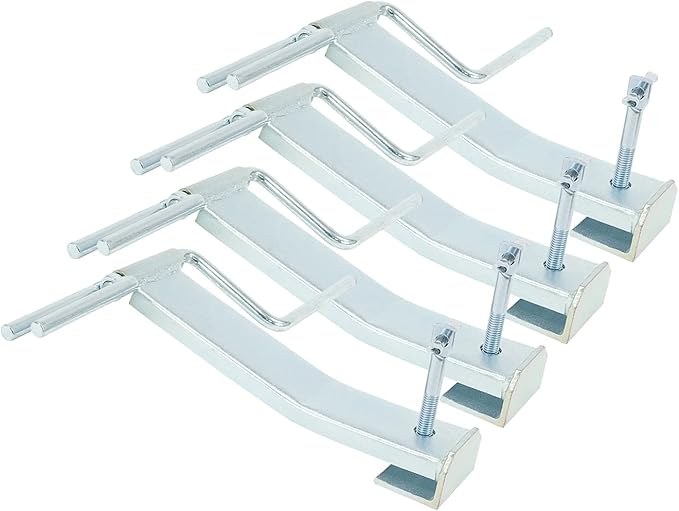 Mytee Products (4 Pack Strap Winder for Flatbed Trailer - Cargo Tie Down Ratchet Strap Winder - Winch Strap Roller for 2", 3", 4" Straps - Zinc Coated Steel