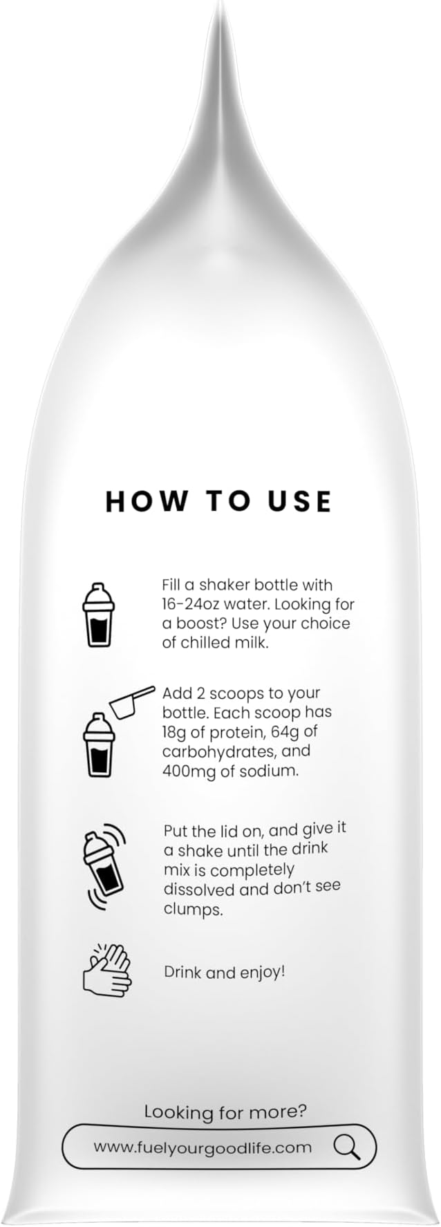 Endurance Recovery - Protein and Carbohydrate Recovery Drink - Post-Workout Recovery Drink - 12 Serving Bag (Chocolate)