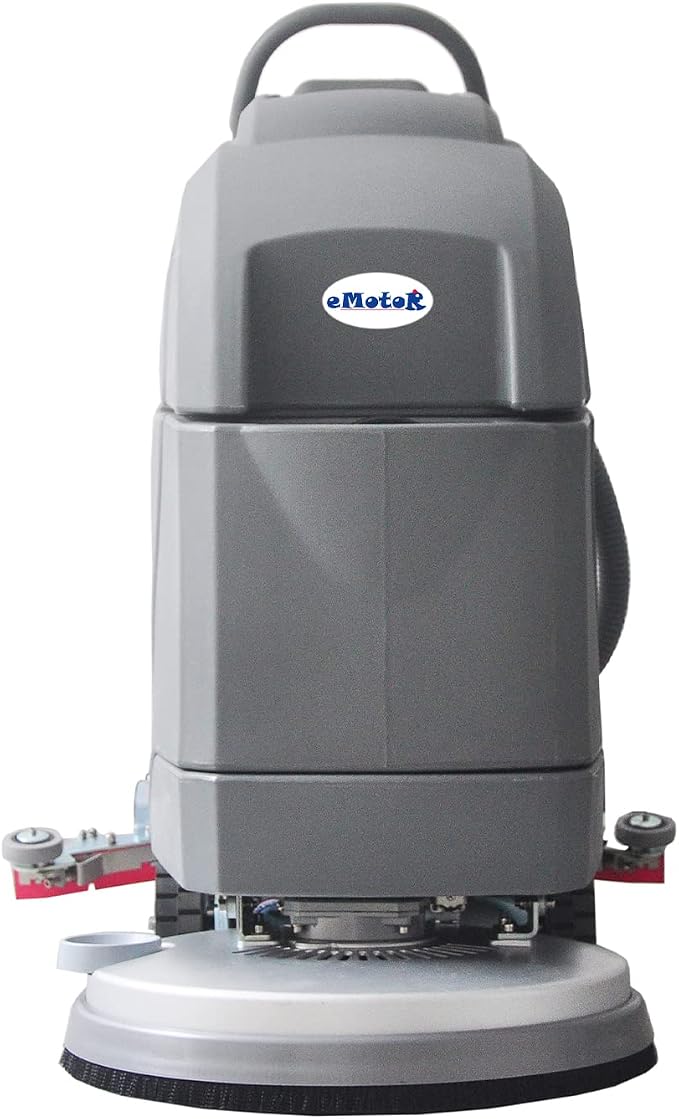 Emotor Self-Propelled Automatic Commerical Floor Scrubber Machine, Tile Floor Cleaning Machine - 20" Brush with 33" Squeegee-14.5 gal Tank for Shopping Mall/Warehouse/Hospital/Airport