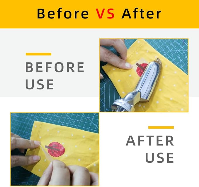 Digital Display Electric Mini Iron for Craft Leather Repair Shoes Bag Crease Removal Vinyl Heat Transfer Doll Clothes Ironing, 50-350℃ Adjustable, with High Temp Tape Black
