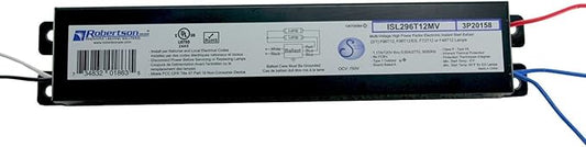Robertson ISL296T12MV Ballast (3P20158) – 1 or 2 Lamp F96T12 (96W) Fluorescent Electronic Ballast, 120–277V Universal Voltage, Instant Start, Parallel Operation, T12 Ballast for 8ft Lamps (Qty 1 ea.)