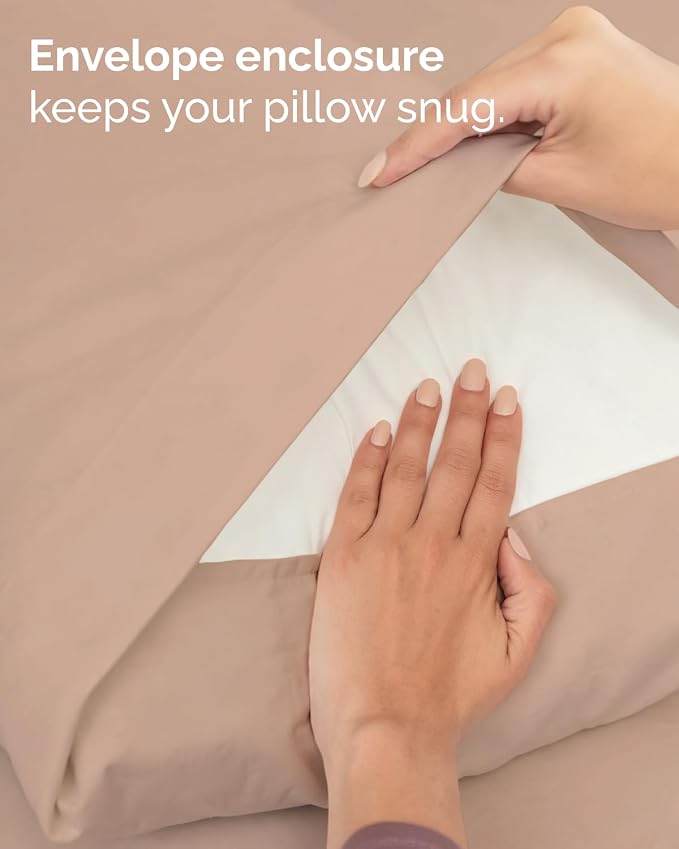 Twin XL 4 Piece Sheet Set - Comfy Breathable & Cooling - Ultra Soft Hotel Luxury Bedding Set w/ 8-16 Inch Deep Pockets - 1 Flat & 1 Fitted Sheet & 2 Pillowcases - Wrinkle Free and Easy Care - Mauve