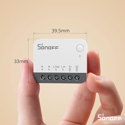 SONOFF Zigbee 3.0 Smart Relay Switch, Mini in-Wall Light Switch Module, Compatible with Alexa Google Home SmartThings, ZBMINIR2 4-Pack (Zigbee Hub & Neutral Wire Required)