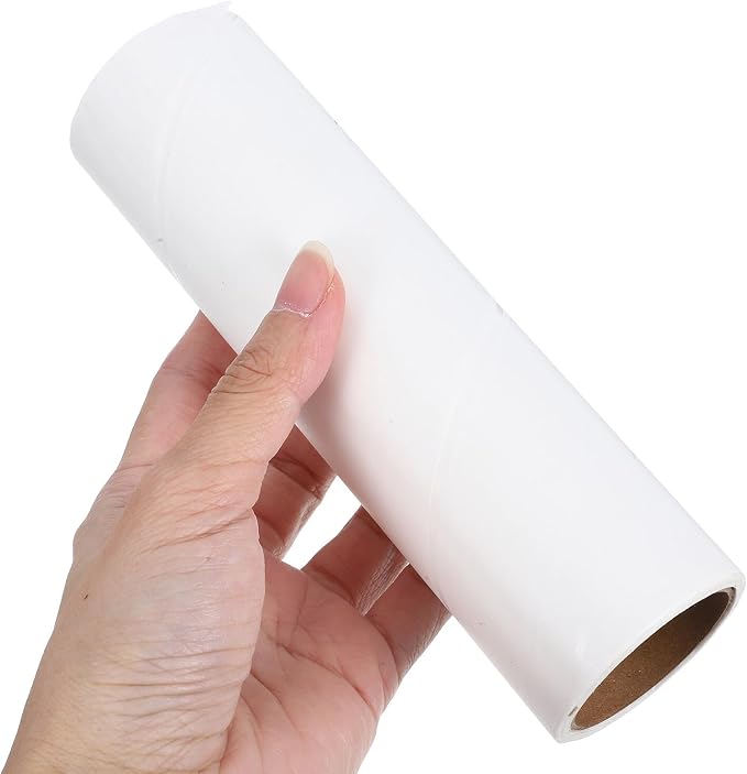 Extra Sticky Lint Roller Refills 10 Rolls 38mm Diameter Adhesive Tape for Upholstery Furniture Pet Hair Remover Sticky Tape Refill for Clothes and Carpet Cleaning