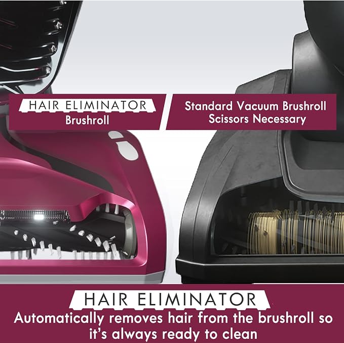 Kenmore DU5092 Bagless Upright Vacuum, Wine, Lift-up Design | 2-Motor Power Suction, Hair Eliminator Brushroll, Pet Handi-Mate, 2L Capacity