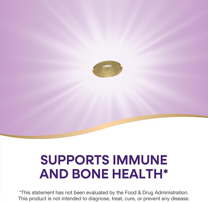 Nature's Way Vitamine D3 Extra Forte(1), Soutient la Santé des Os et la Fonction Immunitaire*, 2000 UI (50 mcg par Portion), 240 Gélules (L'emballage peut varier)