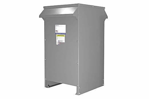 25 kVA 1PH DOE Efficiency Transformer, 480V Primary, 120/240V Secondary, NEMA 3R, Ventilated, 60 Hz