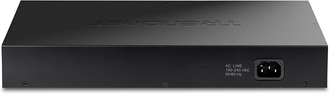 TRENDnet 10-Port 10G Unmanaged Switch, TEG-S7102, 8 x 10G RJ-45 Ports, 2 x 10G SFP+ Ports, 200Gbps Switching Capacity, Rackmount Design, Lifetime Protection, Black