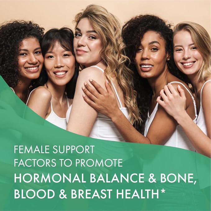 PURE ESSENCE LABS Multivitamine pour femmes One N Only, complément à base de plantes naturel à prendre une fois par jour avec vitamine D3, B12 et biotine, avec des aliments complets, 90 comprimés