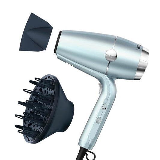 Conair SmoothWrap Hair Dryer | Fast Drying with Smooth Results for Curly and Thick Hair, Mint, 910L