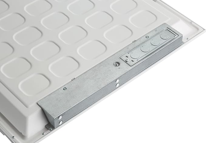 Lithonia Lighting CPX 2x4 LED Flat Panel Light, 2 ft. x 4 ft. LED Light Panel, Ceiling Lighting Fixture for Shop Lighting, 4000 Lumens, 4000K Cool White, Non-Dimming, Smooth Satin Lens, 2-Pack