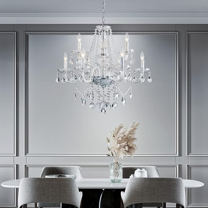 Saint Mossi 9 Light Modern Contemporary Elegant Crystal Glass Chandelier Pendant Ceiling Lighting Fixture