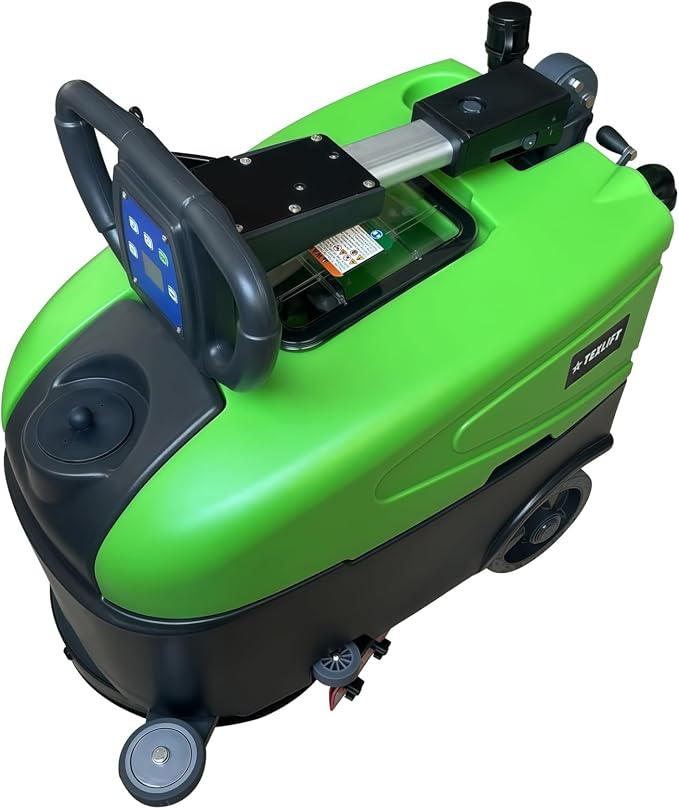 Walk-Behind Commercial Floor Scrubber Machine, 16″ Cleaning Width, 24V Battery Powered Scrubber Dryer with 7 Gal Tank for Retail, Office & Facility Floor Cleaning (US-TX-SB17)