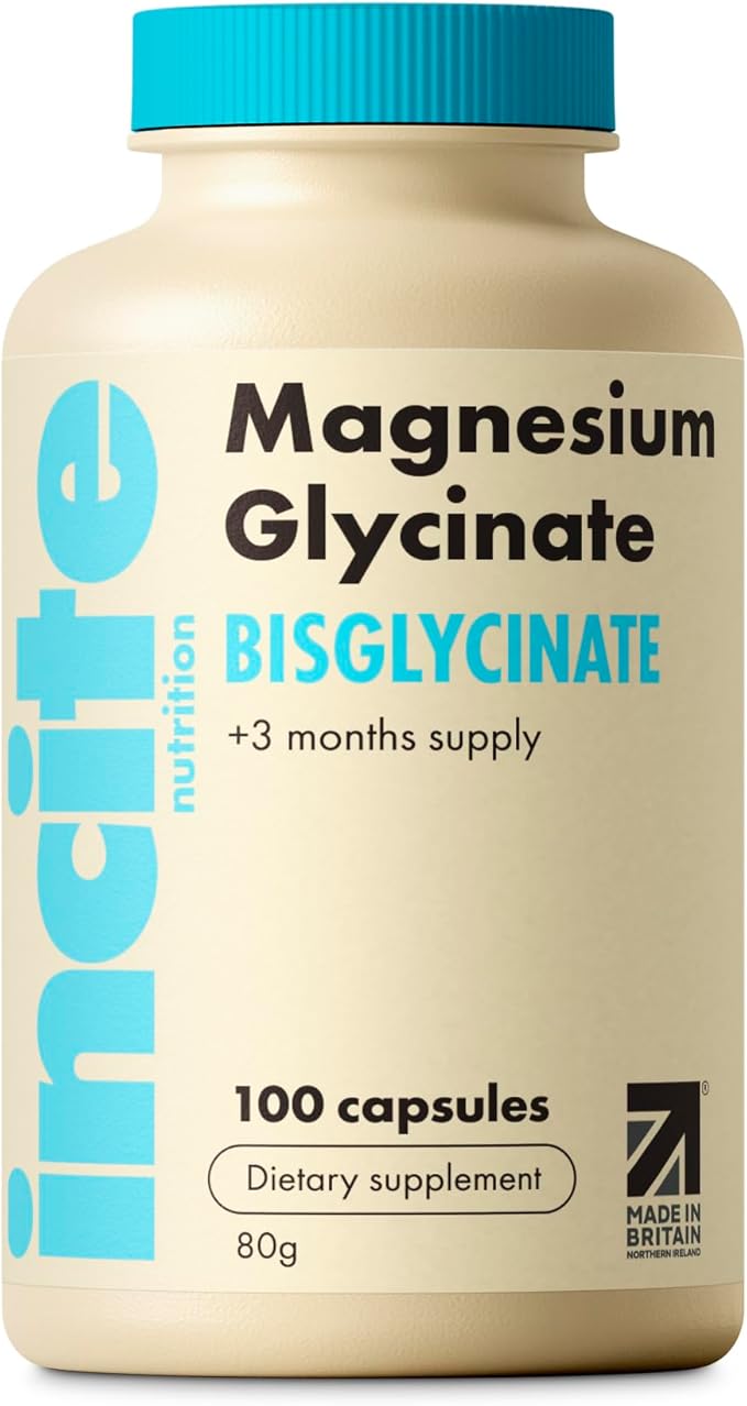 Bisglycinate de Magnésium 500mg - Pour 3 Mois - Haute Concentration - 100 Gélules Faciles à Avaler - Pur Bisglycinate de Magnésium - Complément Alimentaire de Magnésium - Végétalien & Sans Gluten - Aide au Sommeil - Fabriqué au Royaume-Uni