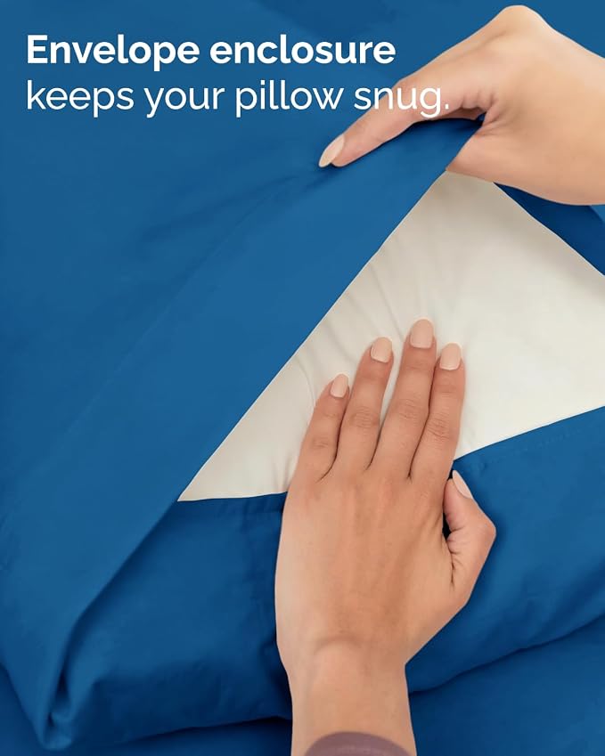 Twin XL 4 Piece Sheet Set - Comfy Breathable & Cooling - Ultra Soft Hotel Luxury Bedding Set w/ 8-16 Inch Deep Pockets - 1 Flat & 1 Fitted Sheet & 2 Pillowcases - Wrinkle Free & Easy Care - Royal Blue