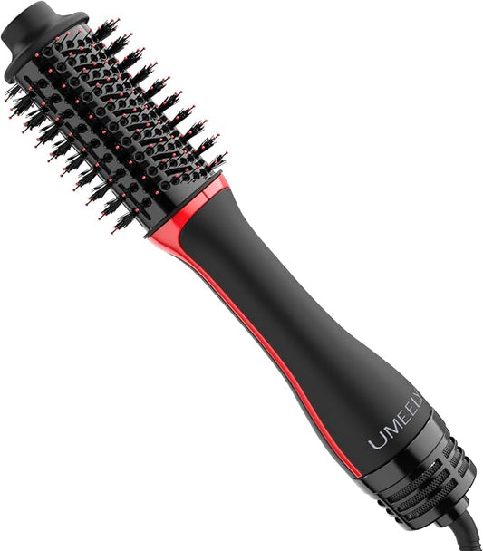 Umeely Plus 2.0 Hair Dryer Brush Blow Dryer Brush in One, 2'' Oval Brush Head Hot Air Brush Styler & Volumizer with Ionic Technology, NTC Smart Temp Control for Smooth, Frizz-Free, Shiny Hair