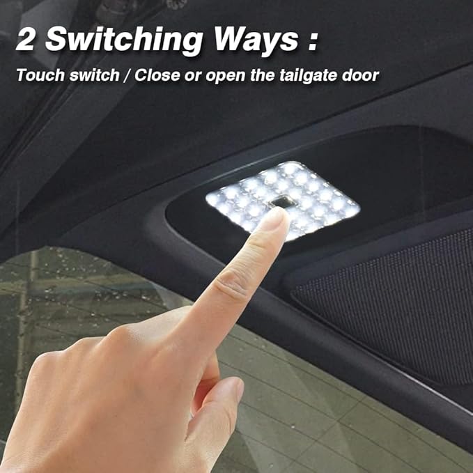 Powerty LED Lights for Toyota Sienna 2021-2025 2026, Cargo Lamps Decorative Atmosphere Lamp for Toyota Sienna Accessories Trunk Ceiling Lighting 2 PCS