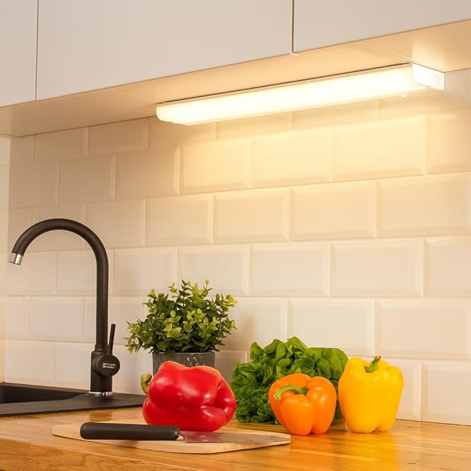 Hardwired LED Under Cabinet Task Lighting - 20 Watt, 36", Dimmable, CRI>90, 3000K (Warm White), Wide Body, Long Lasting Metal Base with Frost Lens