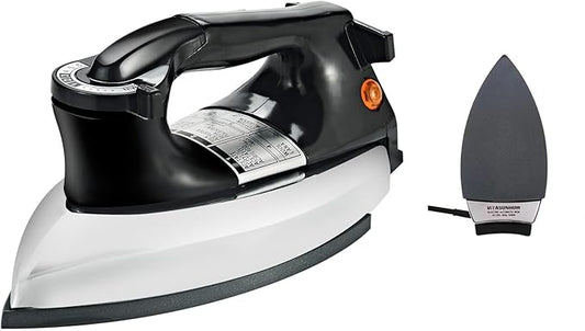 Dry Iron No Steam Lightweight 9ft Cord Non-Stick (Lightweight（1.4kg）)