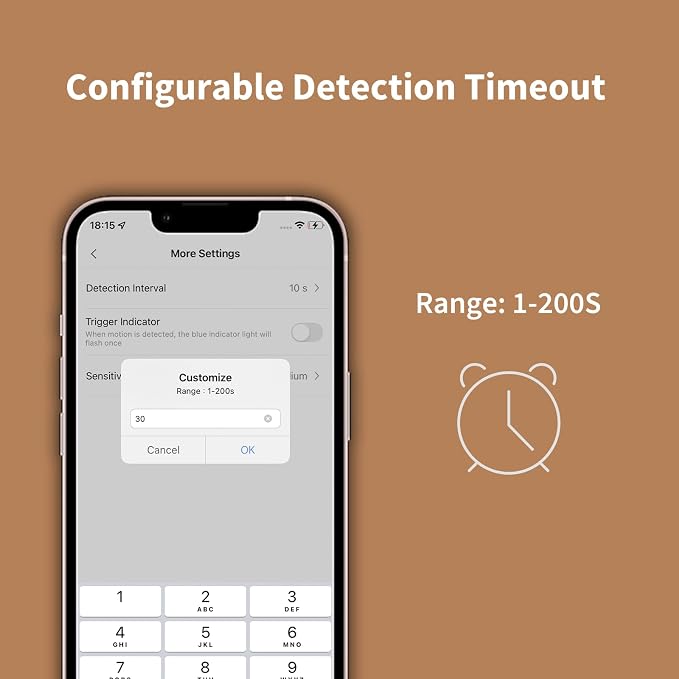 Aqara Zigbee 3.0 Motion Sensor P1, 5-Year Battery Life, 150-170° Detection, Adjustable Timeout 1-200s, for Alert System and Automations, Compatible with HomeKit, Home Assistant, Aqara Hub Required