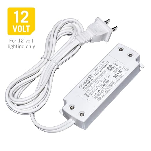Armacost Lighting 810120 12 Volt LED Power Supply, White
