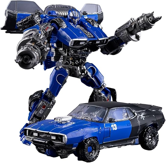 Deformation Robot Action Figure, 6.4-Inch Deformation Toy Car Model with Accessories, for Kids Boys Girls
