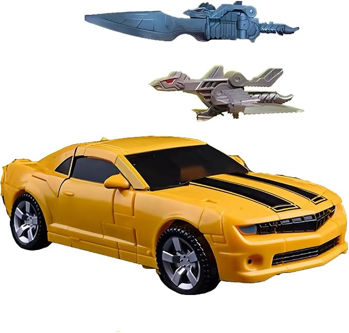 WAIKYTOY Deformation Toys, Deformation Robot Toy Character Action Figure Car Model 8.6 Inches with Accessories, Suitable for Ages 6 and Up for Boys Kids