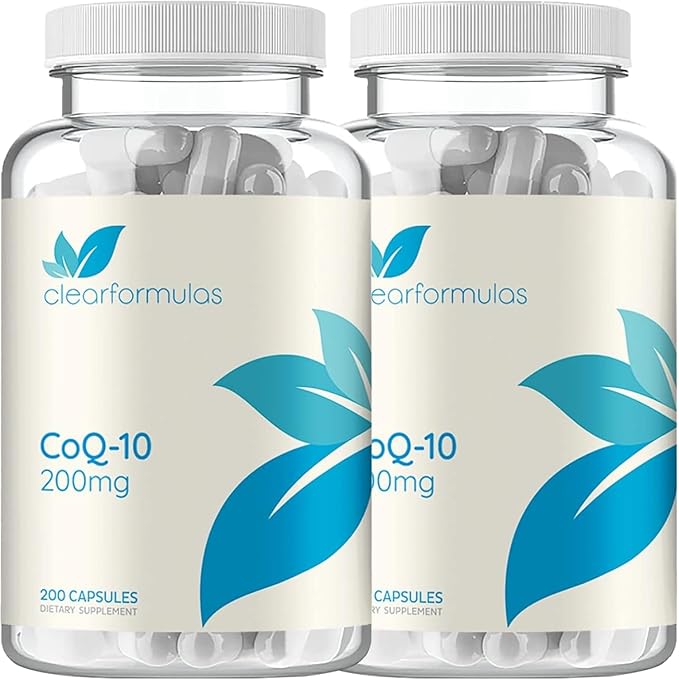 Quick Absorption CoQ10 200mg - Coenzyme Q10 200mg Potent Antioxidant for Heart Energy and Aging Support - High Stability CoQ10 Ubiquinone Capsules - Made in a cGMP US Lab (400 Servings)