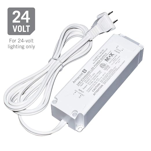 Armacost Lighting 24-Volt 24-Watt LED Power Supply, White 850240