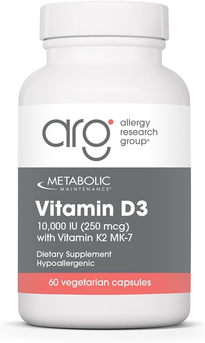 Metabolic Maintenance Vitamine D3 10000 UI - Apporte 250 mcg de Vitamine D3 - Soutient la Force Osseuse, l'Équilibre Immunitaire et le Bien-être de l'Humeur - 90 Portions - 90 Gélules