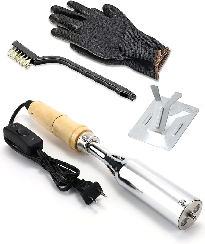 Electric Branding Iron, Customize Wood Stamp Gift for Woodworker and Leather Craft Food Branding Iron 300w (8MM Electric iRon Only)