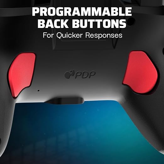 PDP Rematch Glow Wireless Gaming Controller Grand Prix Mario Switch 2, Lite | Works with Nintendo Switch OLED, Motion Controls, Rechargeable 40-Hr Battery, 2 Mappable Back Buttons, Grand Prix Mario Glow
