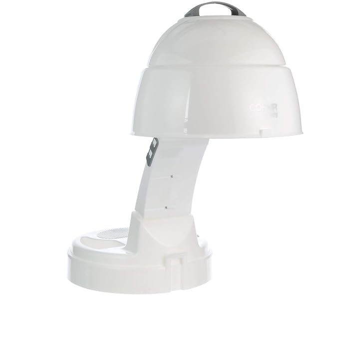 Conair Bonnet Hair Dryer | Hands-Free Drying for Fine, Medium, Thick, Curly, and Textured Hair, White, HH320L