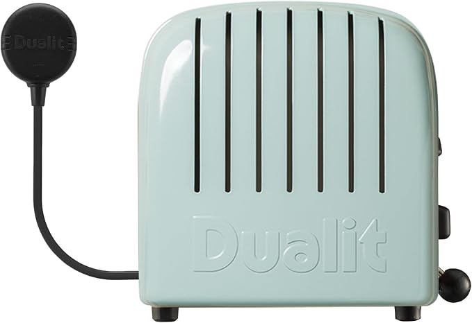 Dualit Classic 2 Slice NewGen Toaster - Stainless Steel - Hand Built in the UK - Replaceable ProHeat elements - Defrost Bread - Mechanical Timer - Eucalyptus Classic Toaster